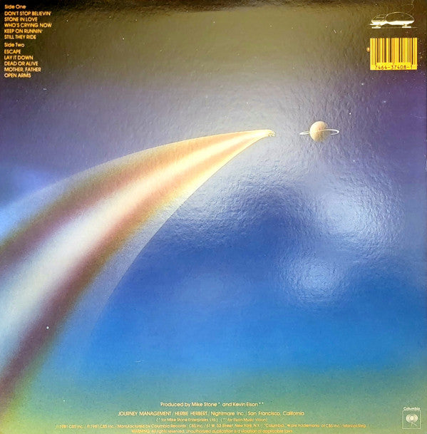 Release: Escape-Vinyl-US-1981-TC 37408-25709431