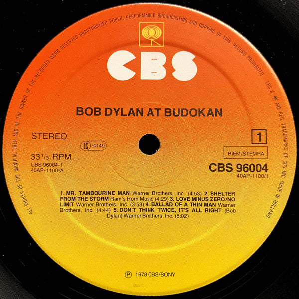 Bob Dylan At Budokan