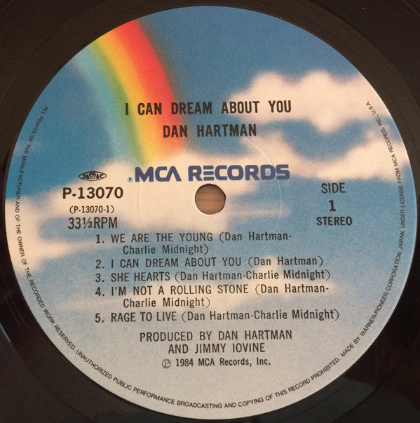Release: I Can Dream About You-Vinyl-Japan-1984-P-13070-11786876