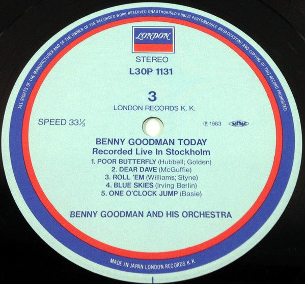 Benny Goodman In Concert (Recorded Live In Stockholm)