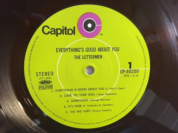 Release: Everything's Good About You-Vinyl-Japan-1971-CP-80200-11739911