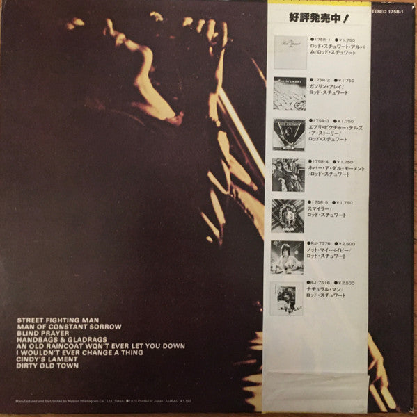 Release: The Rod Stewart Album-Vinyl-Japan-1979-175R-1-14513324