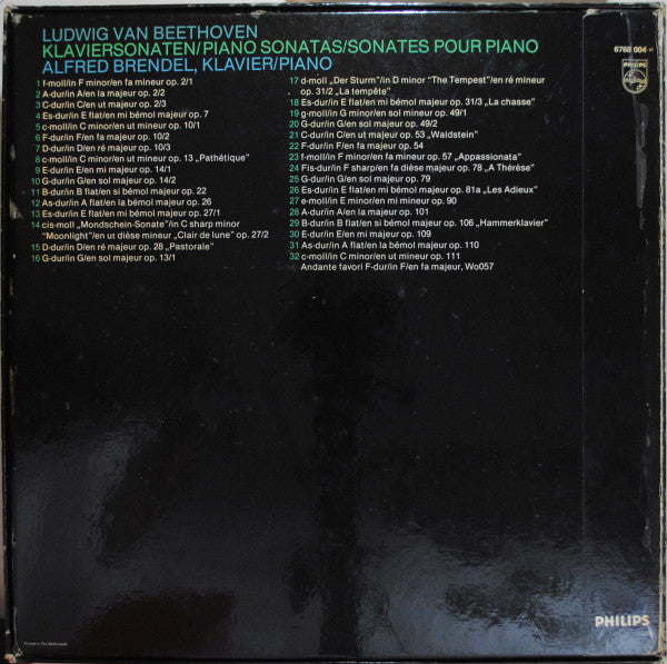 Master Release: Sämtliche Klaviersonaten • The Complete Piano Sonatas • Les 32 Sonates Pour Piano by Ludwig van Beethoven
