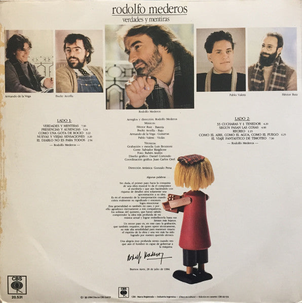 Master Release: Verdades y Mentiras by Rodolfo Mederos