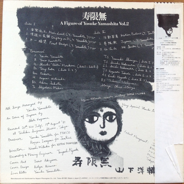 寿限無 A Figure Of Yosuke Yamashita Vol. 2 = 寿限無 山下洋輔の世界Vol.2