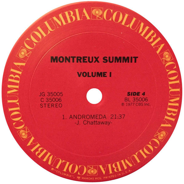 Montreux Summit, Volume 1