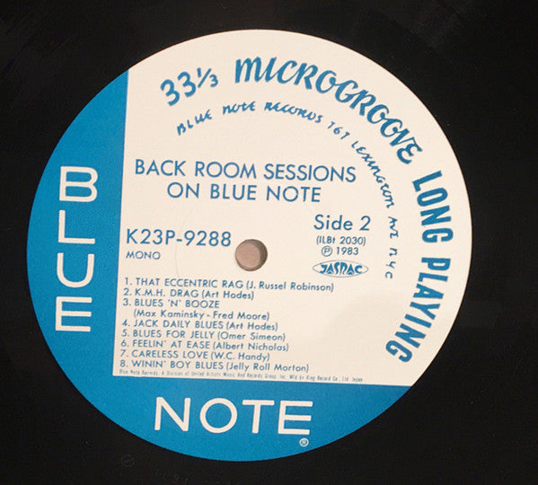 Back Room Sessions On Blue Note