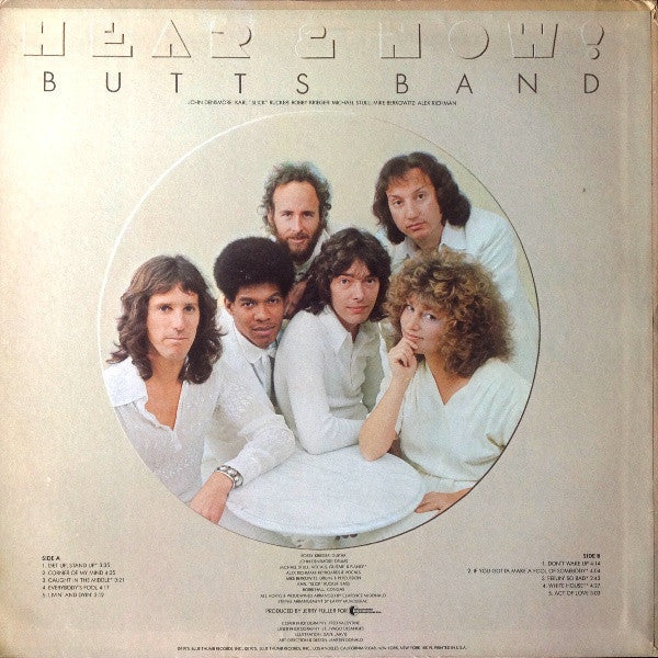 Master Release: Hear & Now! by Butts Band