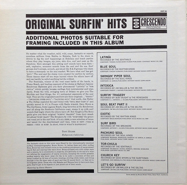Master Release: Original Surfin' Hits by Various
