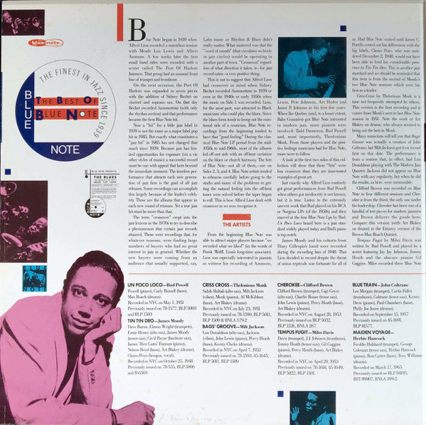 Master Release: The Best Of Blue Note by Various