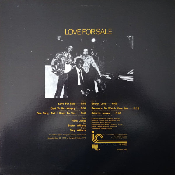 Release: Love For Sale-Vinyl-US-1978-IC 6003-4411679