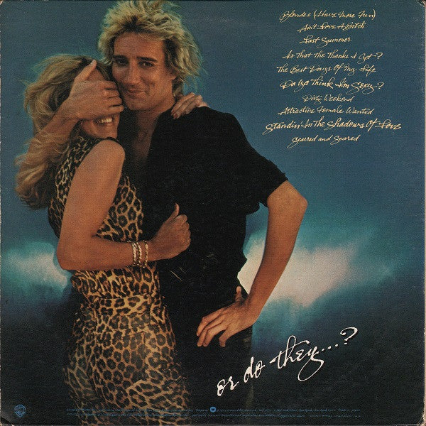 Master Release: Blondes Have More Fun by Rod Stewart
