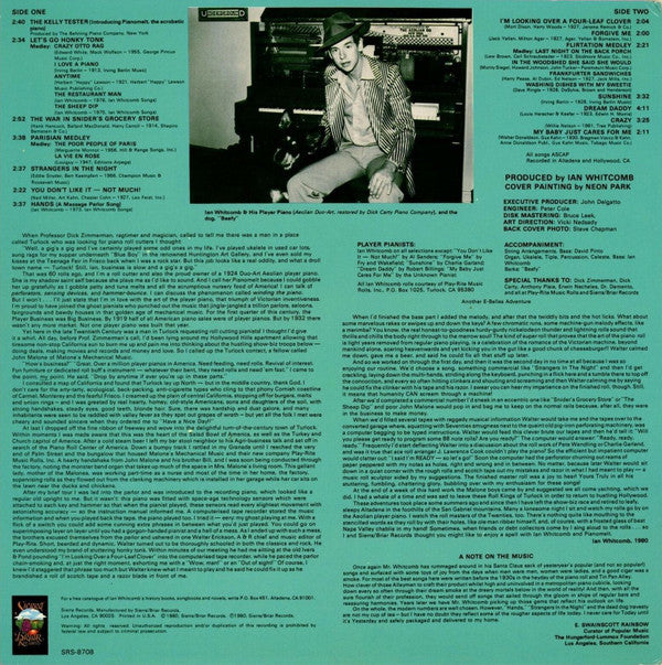 Release: Pianomelt-Vinyl-US-1980-SRS-8708-2972329