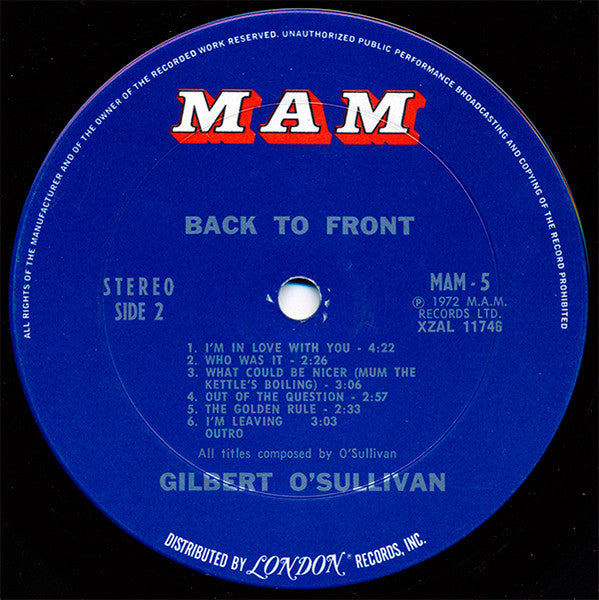 Back To Front
