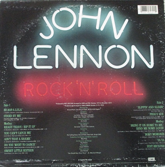Release: Rock 'N' Roll-Vinyl-US-1980-SN-16069-1915272