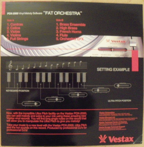 PDX-2000 Vinyl Melody Software 2 (Fat Orchestra)