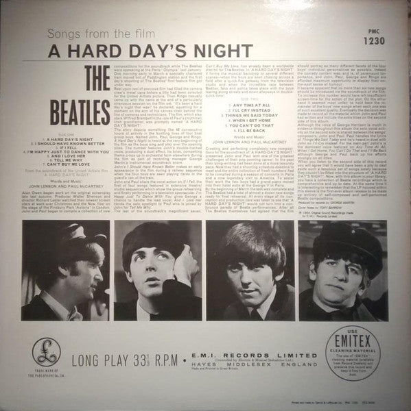 Release: A Hard Day's Night-Vinyl-UK-1981-PMC 1230-6379951