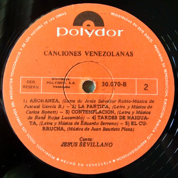 Master Release: Canciones Venezolanas by Jesús Sevillano
