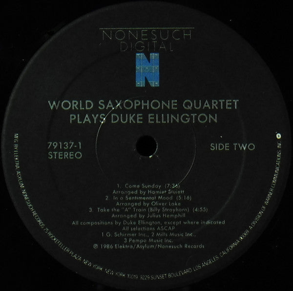 Plays Duke Ellington