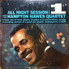 Hampton Hawes Quartet - All Night Session, Vol. 1 (Vinyl, LP, Album, Reissue, Stereo) Very Good Plus (VG+) / Good Plus (G+)