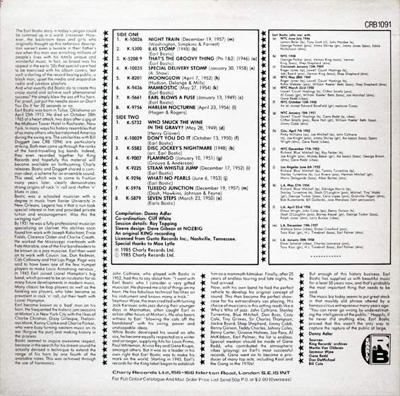 Release: Blows A Fuse-Vinyl-UK-1985-CRB 1091-2821794