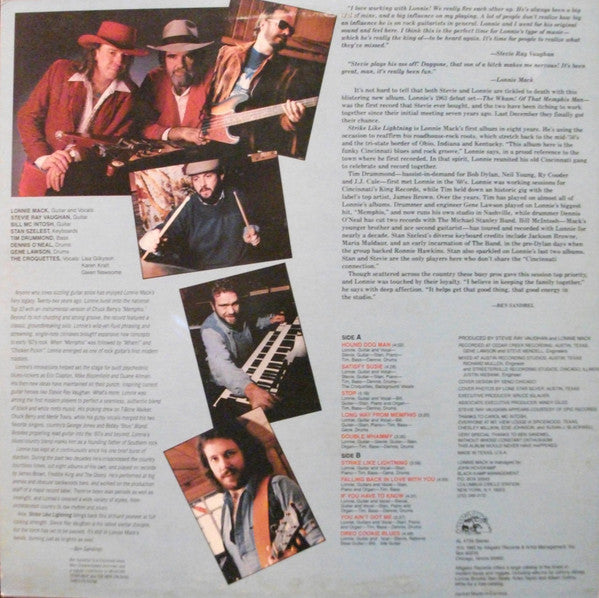 Release: Strike Like Lightning-Vinyl-US-1985-AL 4739-2384335