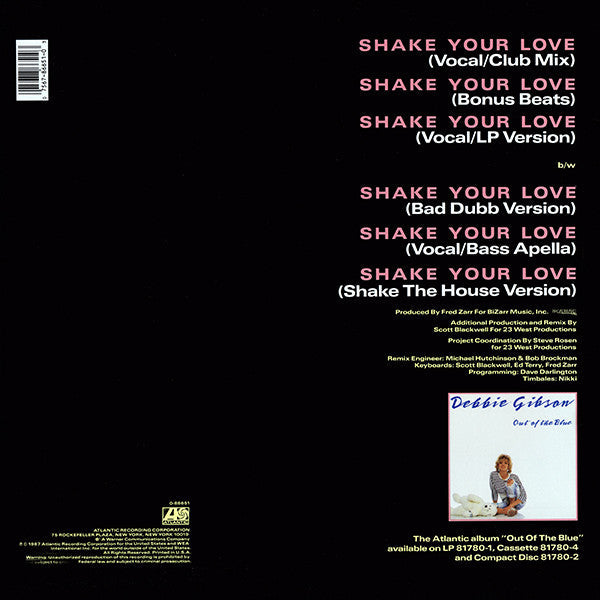 Master Release: Shake Your Love by Debbie Gibson
