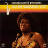 Sarah Vaughan - Ronnie Scott's Presents Sarah Vaughan Live (Vinyl, LP) Very Good (VG) / Very Good (VG)