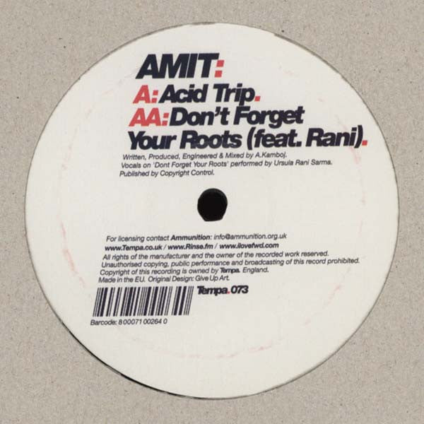Master Release: Acid Trip / Don't Forget Your Roots by Amit