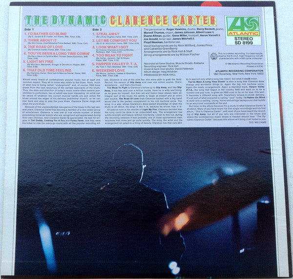 Release: The Dynamic Clarence Carter-Vinyl-US-1969-SD 8199-3590934
