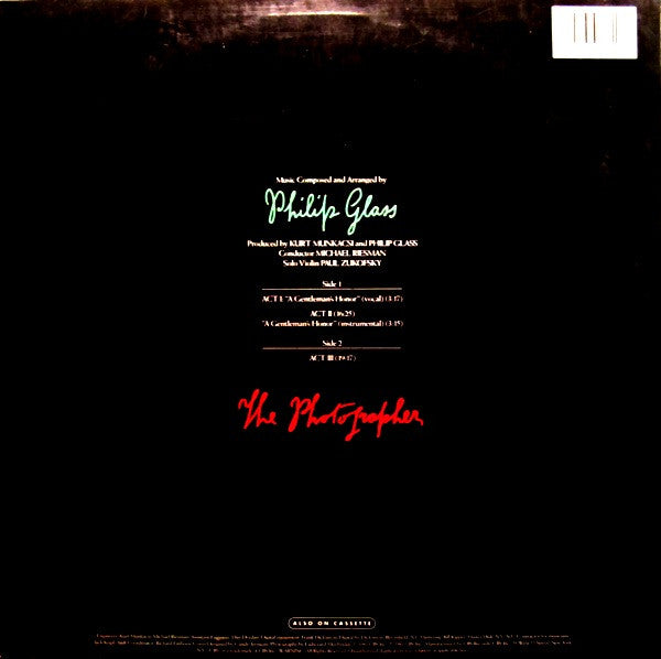 Release: The Photographer-Vinyl-US-1983-FM 37849, 37849-4140151