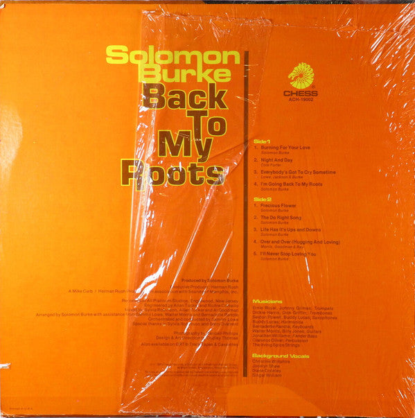 Master Release: Back To My Roots by Solomon Burke
