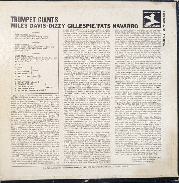Release: Trumpet Giants-Vinyl-US-1964-NJ 8296, NJLP 8296-3470677