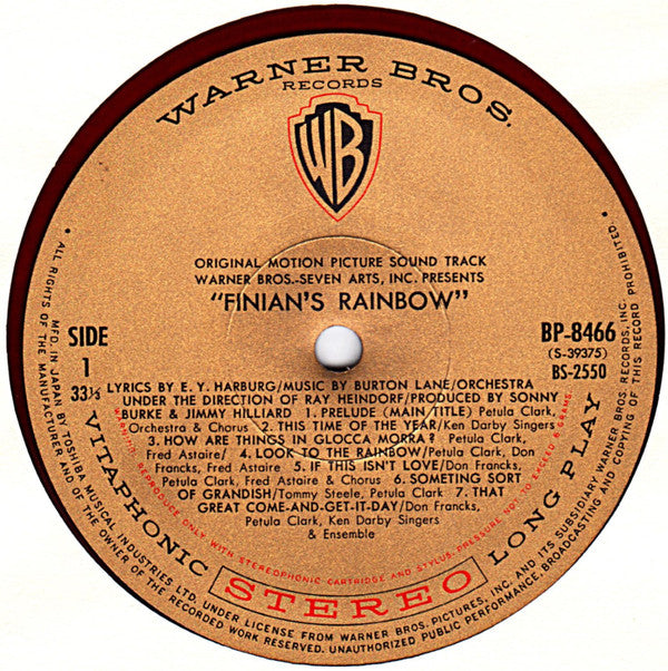 Finian's Rainbow (The Original Motion Picture Sound Track)