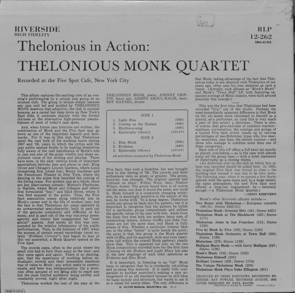 Thelonious In Action