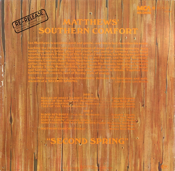 Release: Second Spring-Vinyl-Germany-None-203 100, 203 100-241, MAPS 3888-2532572
