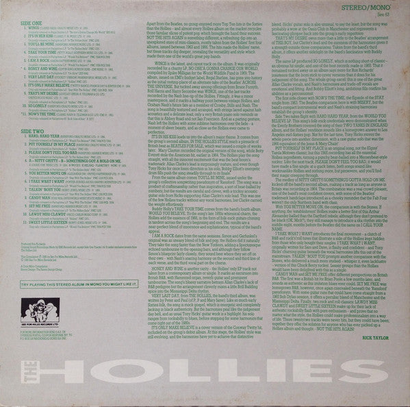 Release: Not The Hits Again-Vinyl-UK-1986-See 63-3402479