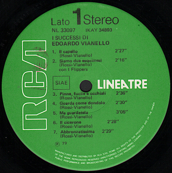 I Successi Di Edoardo Vianello