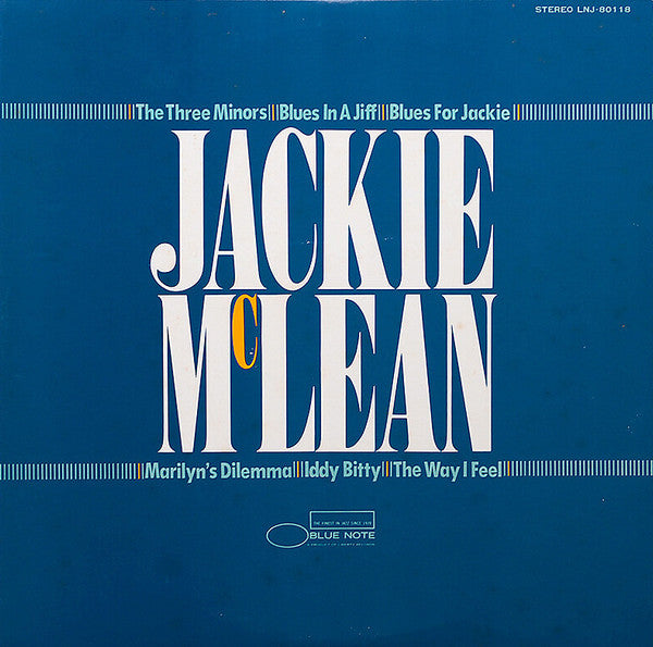 Release: The Jackie McLean Quintet-Vinyl-Japan-1977-LNJ-80118-3612187