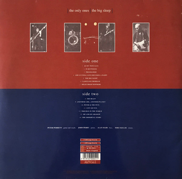 Master Release: The Big Sleep by The Only Ones
