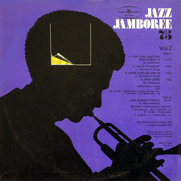 Release: Jazz Jamboree 75 Vol. 2-Vinyl-Poland-1975-SX 1340-6698871
