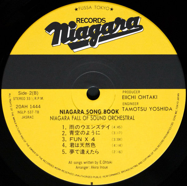 Niagara Song Book