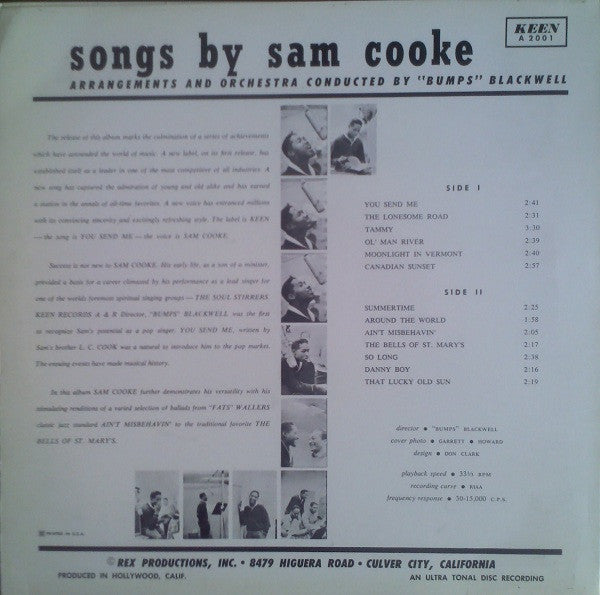 Release: Songs By Sam Cooke-Vinyl-None-None-A-2001-3862146