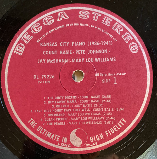 Release: Kansas City Piano (1936-1941)-Vinyl-US-None-DL 79226-3821296
