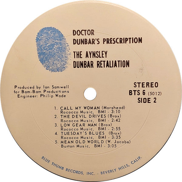 Doctor Dunbar's Prescription