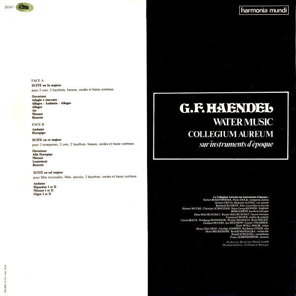 Master Release: Wassermusik by Georg Friedrich Händel