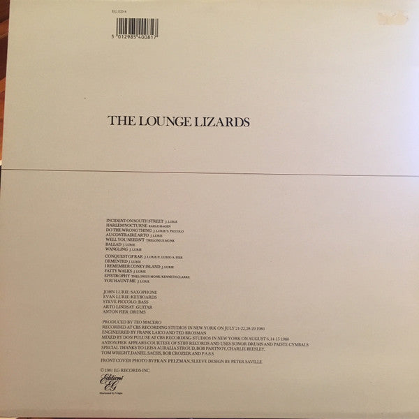 Master Release: The Lounge Lizards by Lounge Lizards