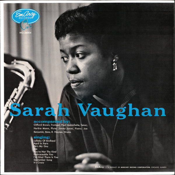 Release: Sarah Vaughan-Vinyl-Japan-None-195J-5, MG-36004-6309726