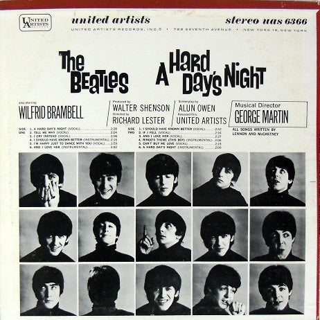 Release: A Hard Day's Night (Original Motion Picture Sound Track)-Vinyl-US-1975-UAS 6366-5130850