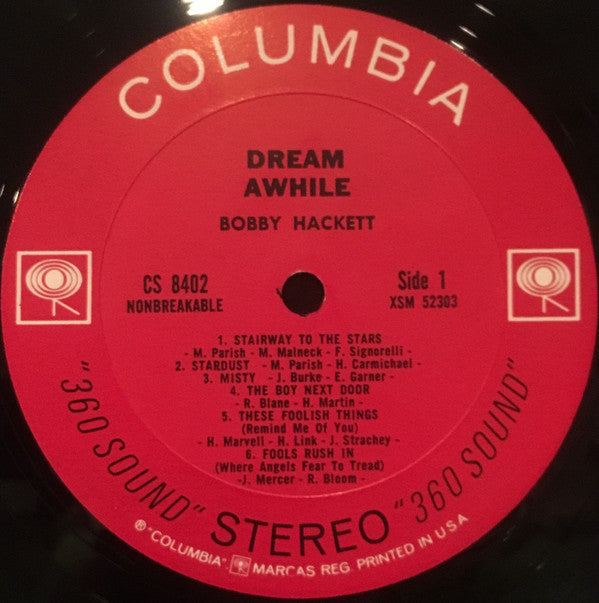 Master Release: Dream Awhile by Bobby Hackett